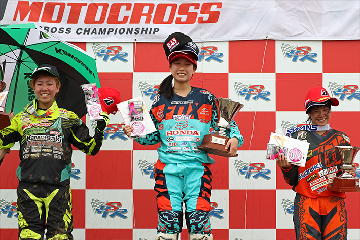 Honda 全日本モトクロス選手権 中野洋子