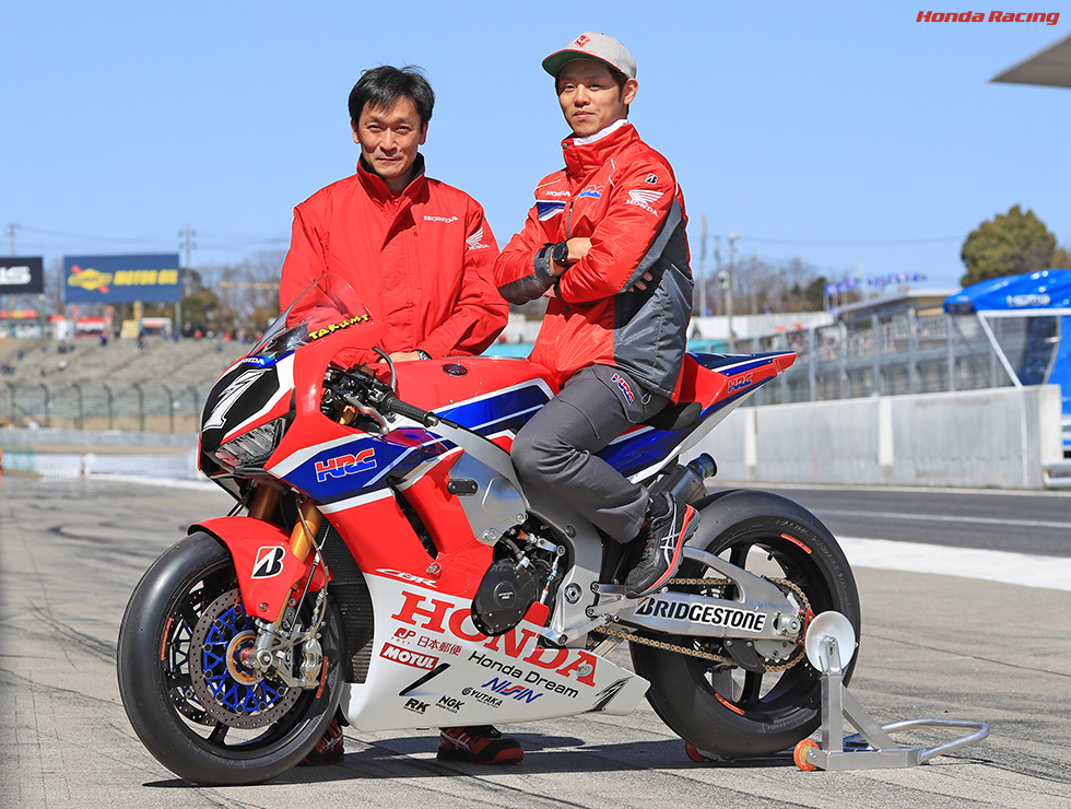 CBR1000RRW、宇川徹監督、高橋巧選手