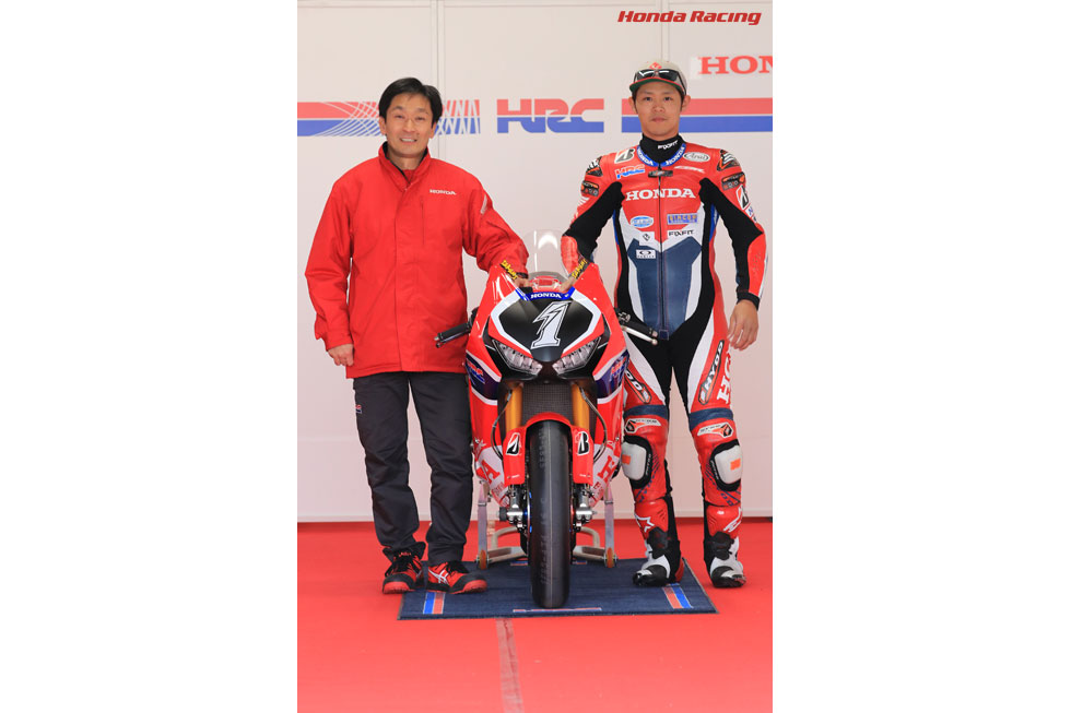 CBR1000RRW、宇川徹監督、高橋巧選手