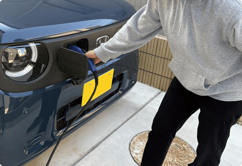 外部給電機能は災害時の備えとしてプラスの安心 写真