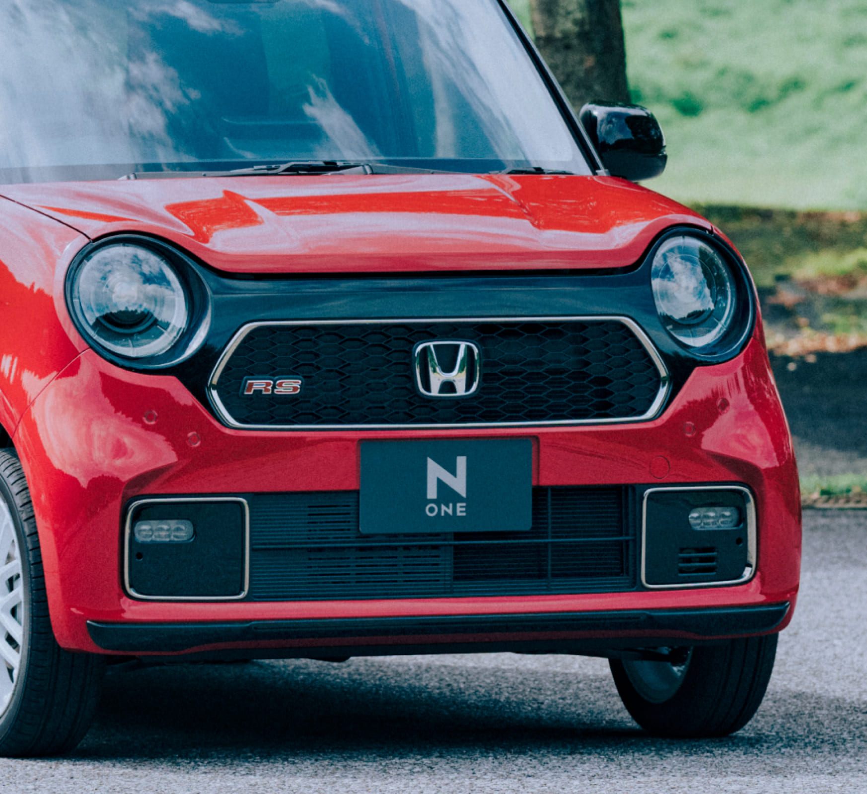 ダーククロームメッキ・フロントグリルモール