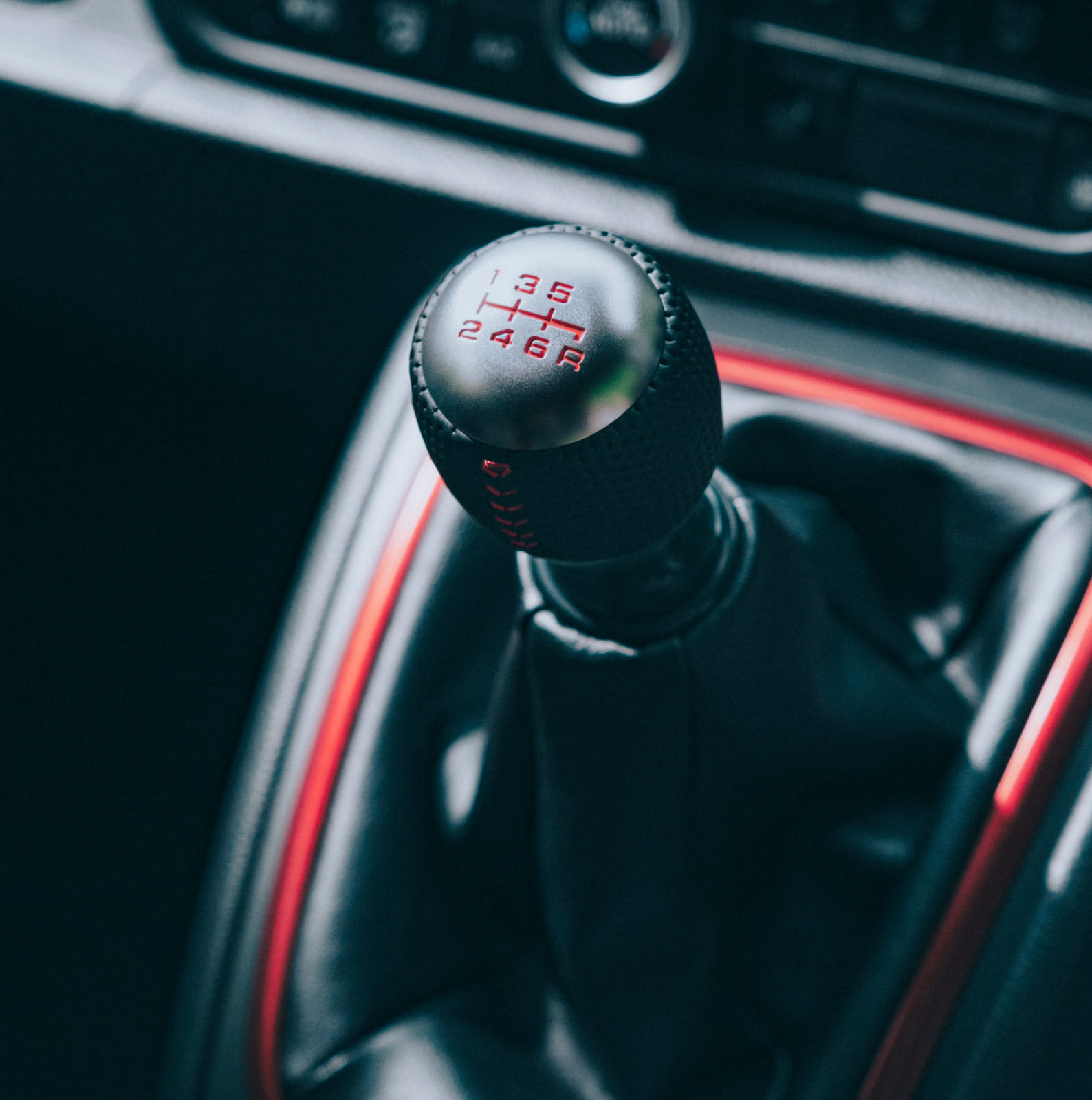 本革巻MTシフトノブ （ディンプルレザー）