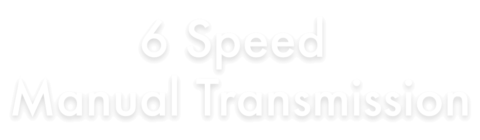 6 Speed Manual Transmission