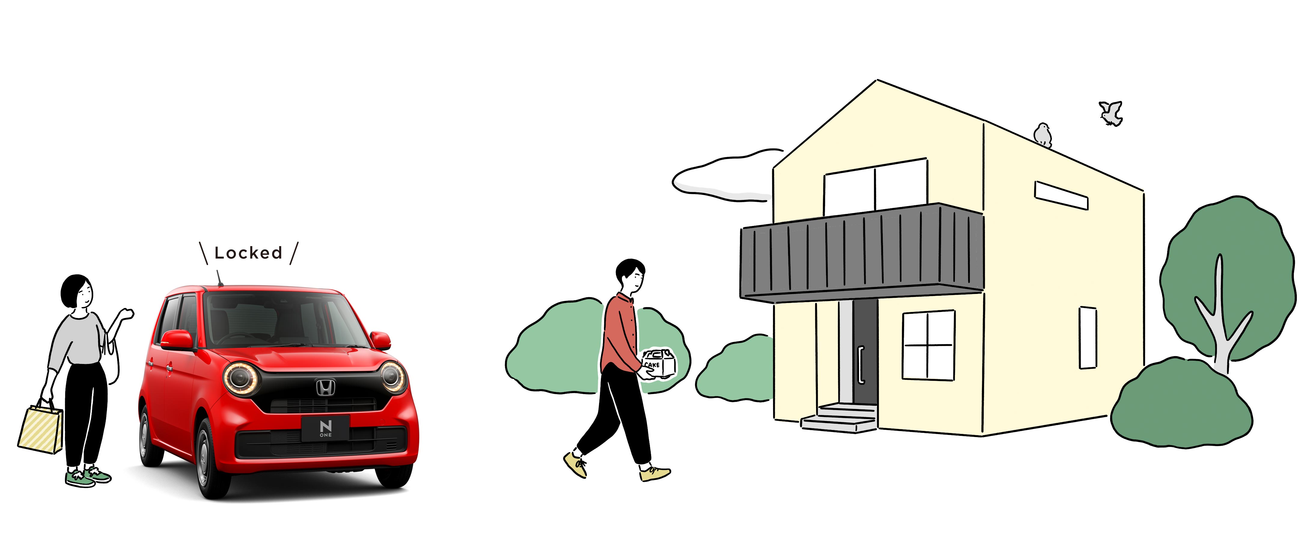 便利な機能 インテリア N One Honda公式サイト 便利な機能 インテリア N One Honda公式サイト