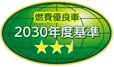 2030年度燃費基準75%達成車