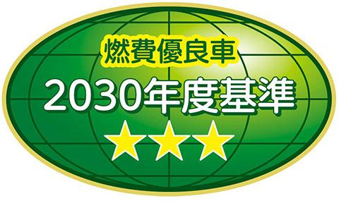 2030年度燃費基準80%達成車