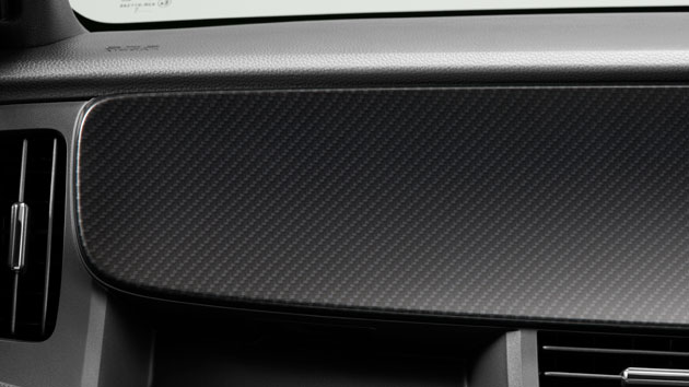 [画像]インパネガーニッシュ（カーボン調）