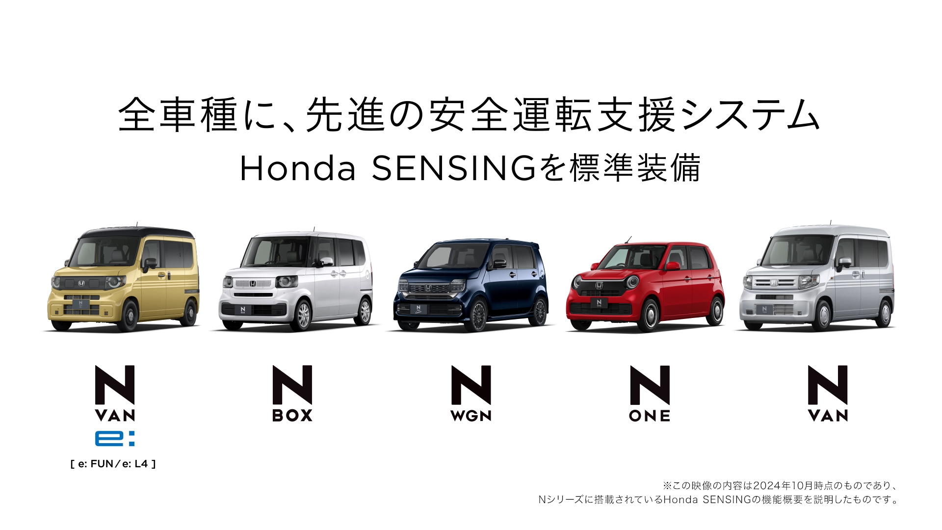 Honda Nシリーズ 安心で選ぶならNシリーズ