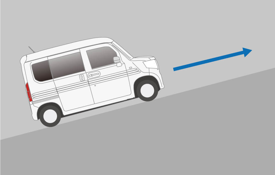 上り坂での発進や加速時