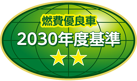 2030年度燃費基準70%達成車