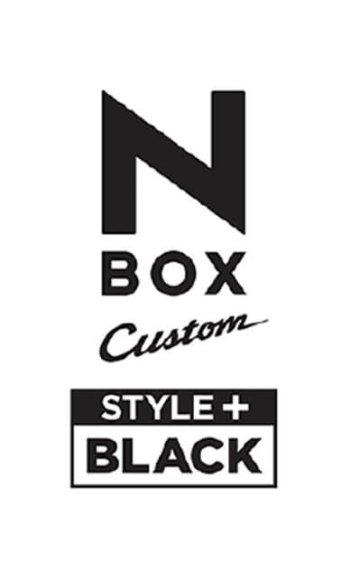 ロゴ：N BOX Custom STYLE+ BLACK