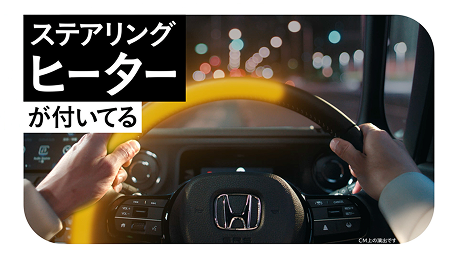 ステアリングヒーターが付いてる