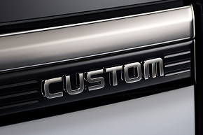 ダーククロームメッキ CUSTOMエンブレム