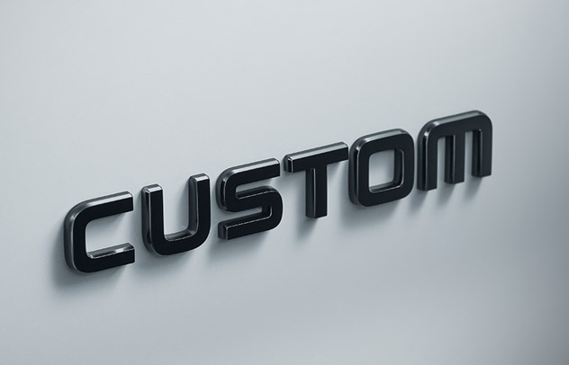 クリスタルブラック・パール塗装 CUSTOMエンブレム