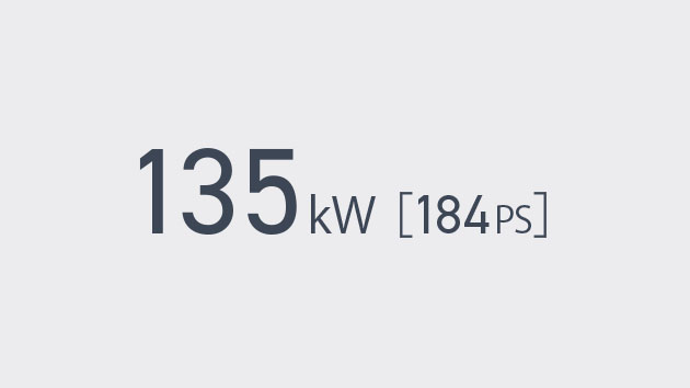 135kW［184PS］