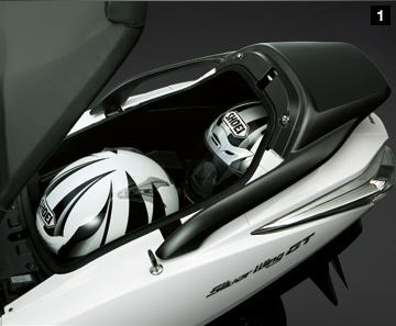 Honda バイク シルバーウイングgt 600 400 主要装備 収納スペース