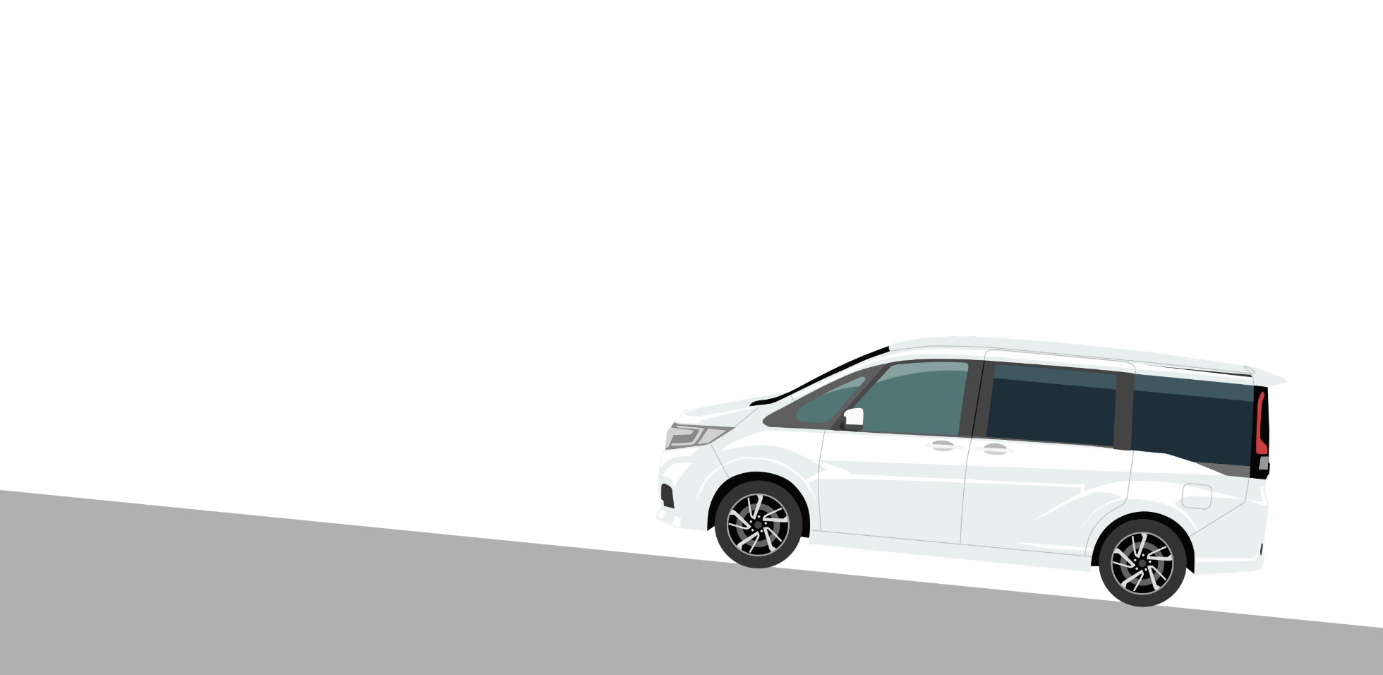 ヒルスタートアシストで坂道でも下がらない ステピク ステップ ワゴン Honda