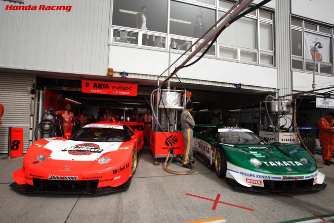 #8 ARTA NSX()A#18 TAKATA  NSX(E)