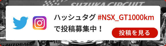 ハッシュタグ#NSX_GT1000で投稿募集中！