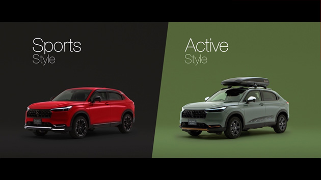 【VEZEL】純正アクセサリー Sports Style & Active Style イメージムービー