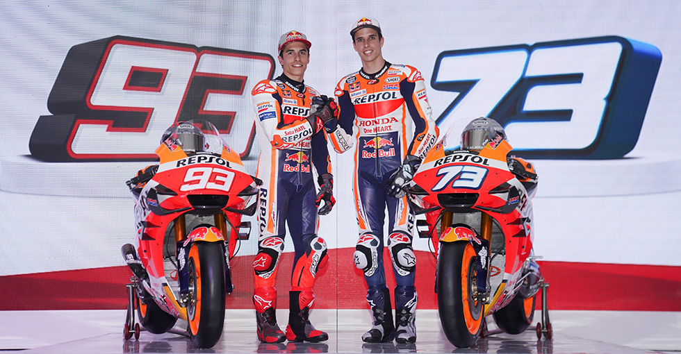 Repsol Honda Teamがインドネシアで2020年版カラーリングのマシンを披露