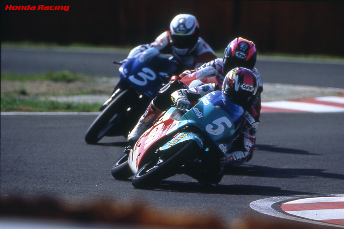 1994年125cc 先頭から上田昇、坂田和人、辻村猛