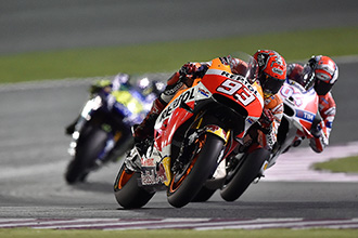 Podium finish for Marquez in Qatar, Pedrosa fifth