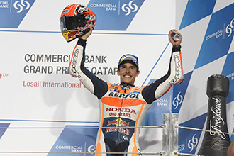 Podium finish for Marquez in Qatar, Pedrosa fifth