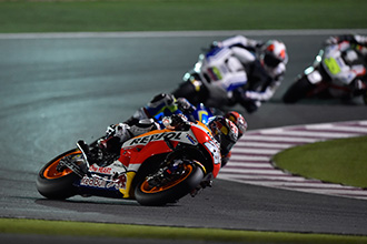 Podium finish for Marquez in Qatar, Pedrosa fifth