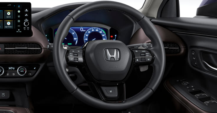 本革巻ステアリングホイール（スムースレザー）