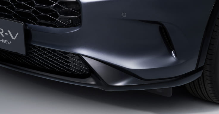 フロントバンパーガーニッシュ&バンパーコーナープロテクター（クリスタルブラック・パール）