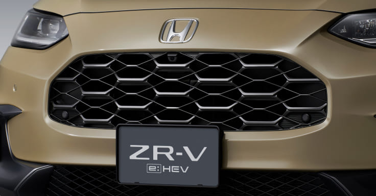 ハニカムパターン・フロントグリル （マットグレー・メタリック）