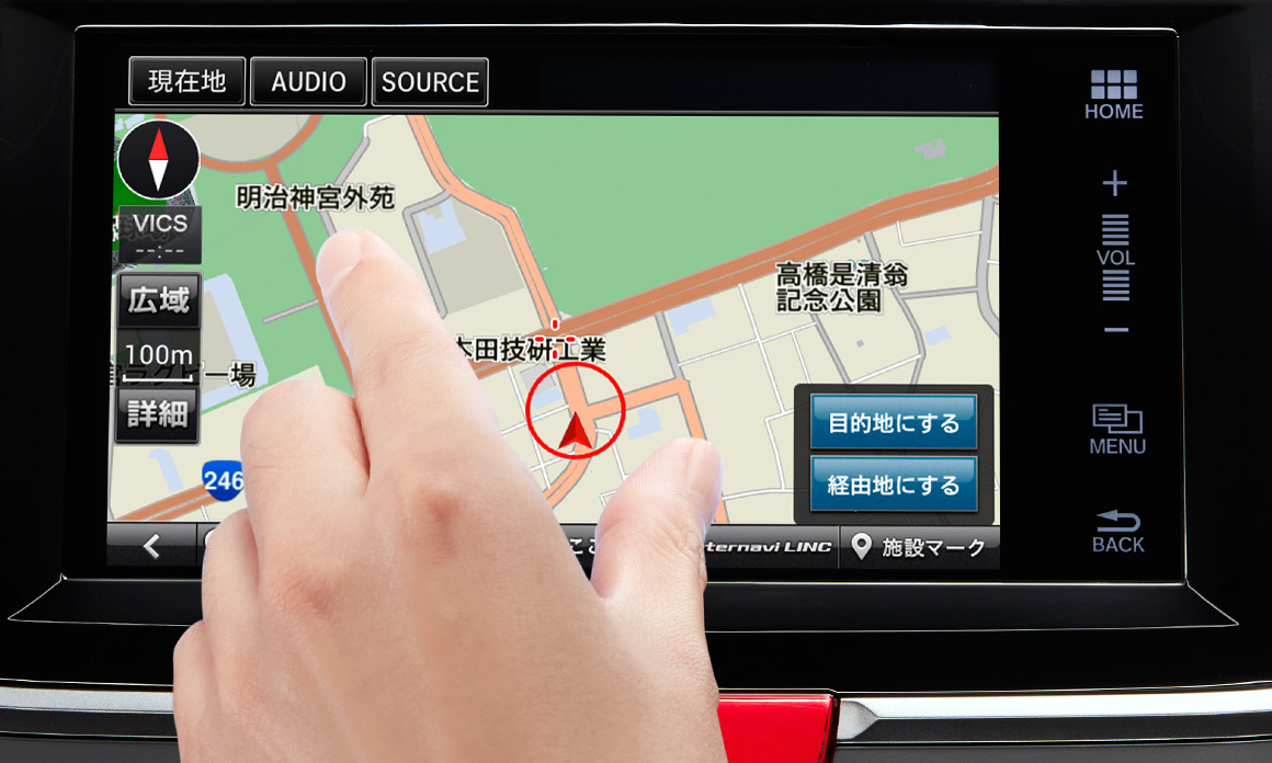 スマートフォン感覚のタッチ操作