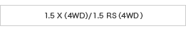 1.5 Xi4WDj/1.5 RSi4WDj