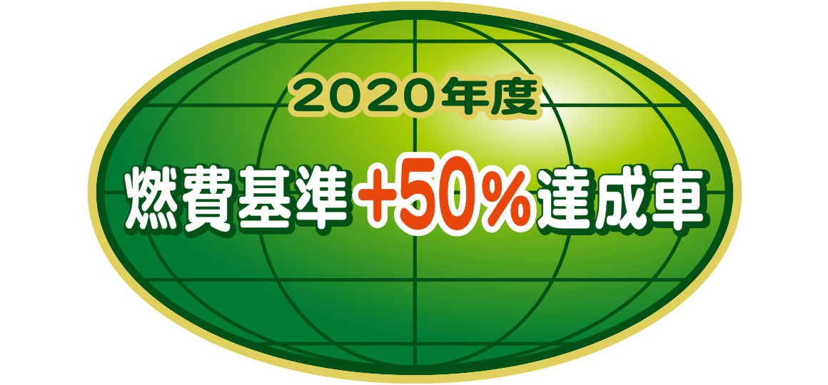 「2020年度燃費基準+50%達成車」