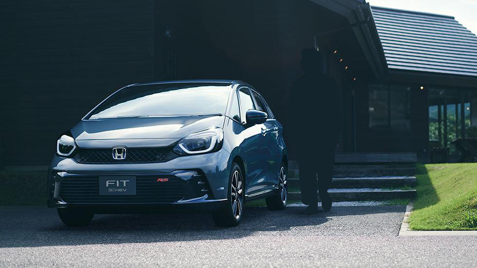 Photo：e:HEV RS　ボディーカラーはスレートグレー・パール