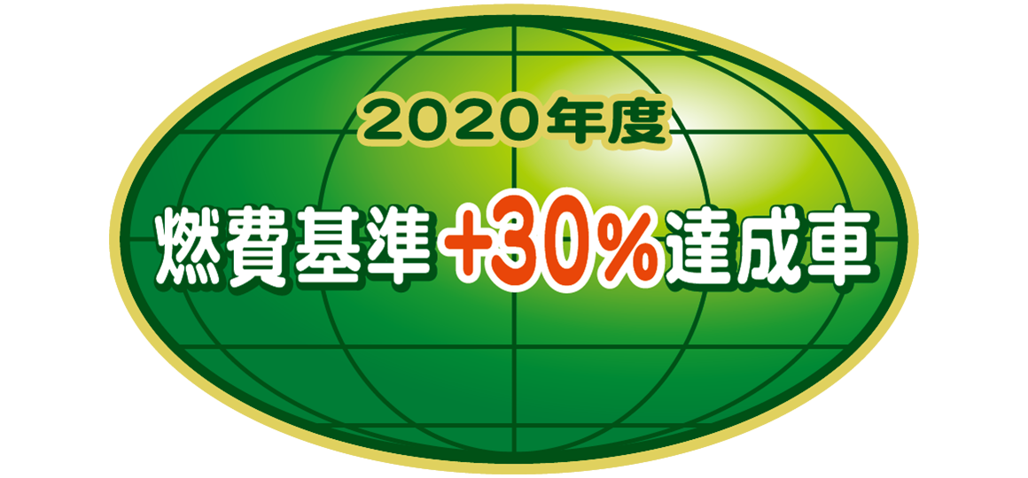 「2020年度燃費基準+20%達成車」