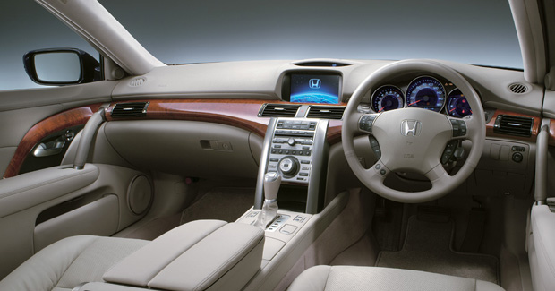 Honda レジェンド 08年8月終了モデル 内装 ライトウォームグレー レザーインテリア メーカーオプション インパネ