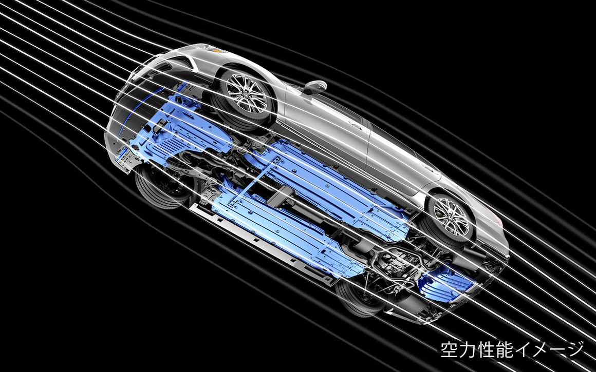 軽量化や空力性能の向上を徹底した車体。