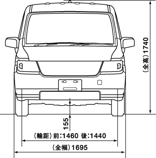 Honda freed размеры