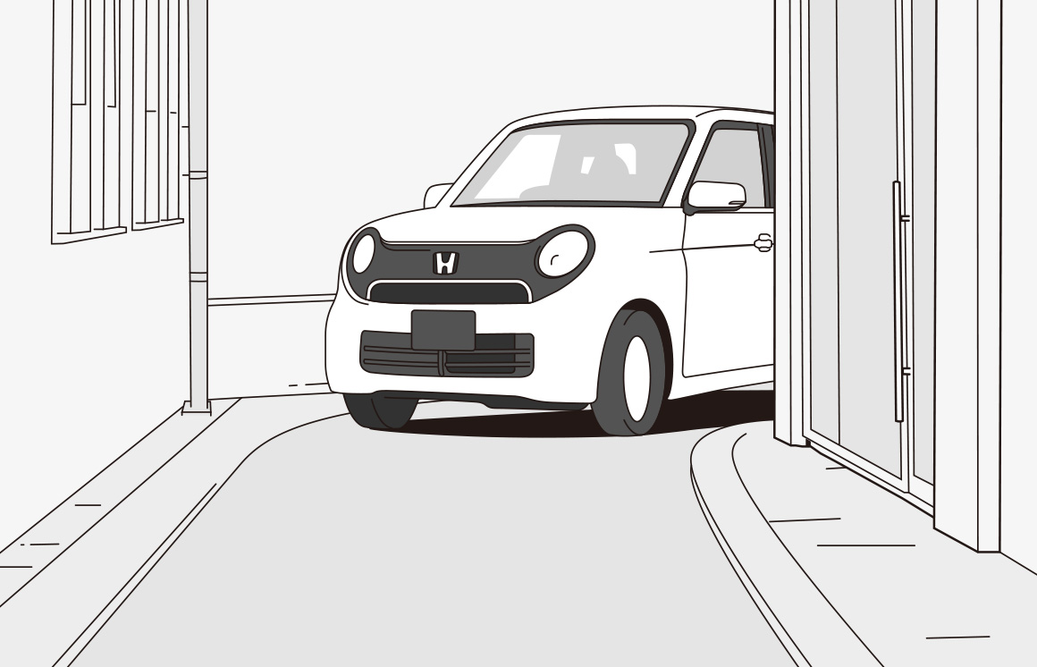 狭い道や市街地もスムーズに。