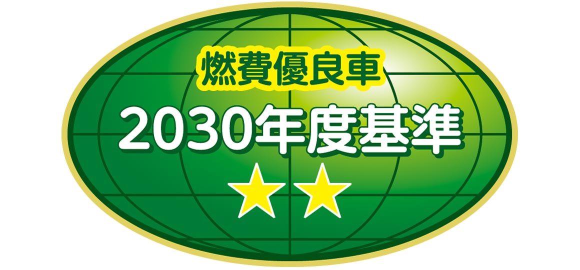 2030年度燃費基準70％達成車