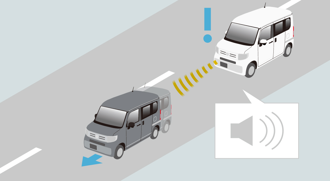 先行車発進お知らせ機能