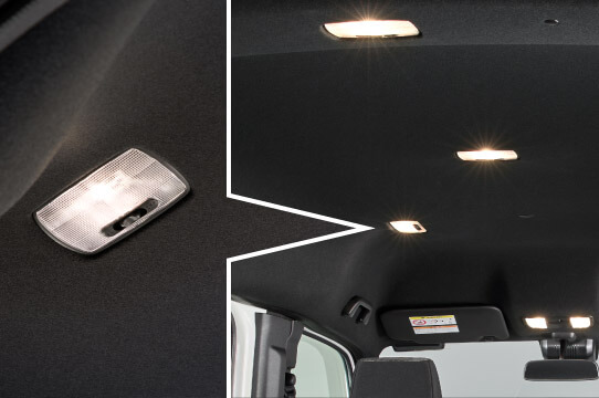 ワークランプ（助手席側開口部）