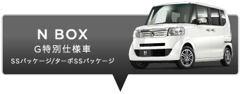 スペック G特別仕様車 Ssパッケージ ターボssパッケージ N Box 13年11月終了モデル Honda