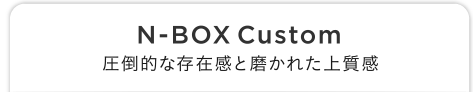 N-BOX Custom |Iȑ݊Ɩꂽ㎿
