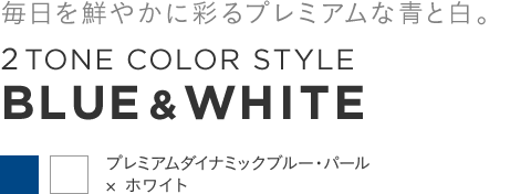 N₩ɍʂv~AȐƔB2TONE COLOR STYLE BLUE&WHITE@v~A_Ci~bNu[Ep[~zCg 