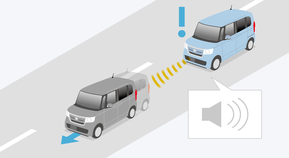 先行車発進お知らせ機能