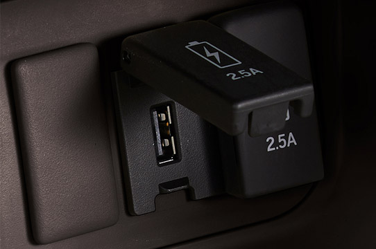 充電用USBジャック（急速充電対応タイプ2個付）