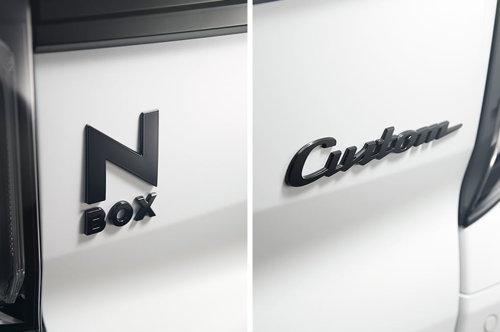 ホンダ N-BOX Custom エンブレム ブラック HONDA